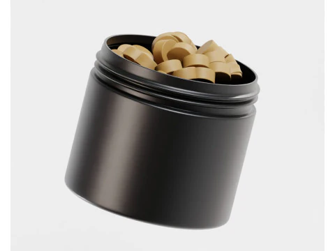 Dog food jar 3D Model