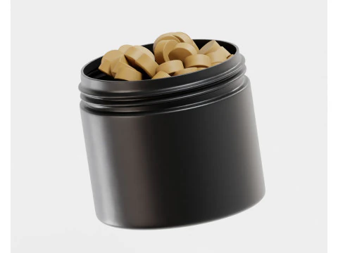 Dog food jar 3D Model