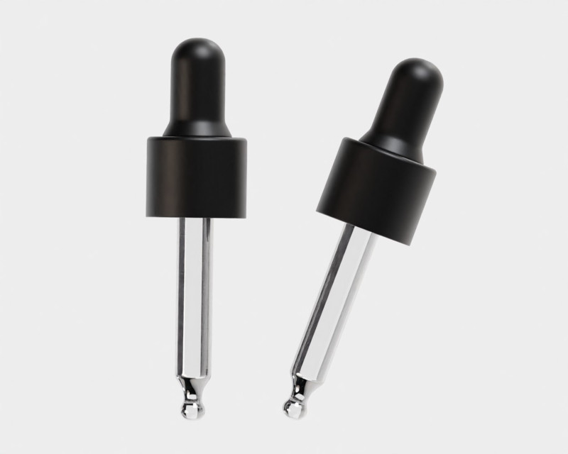 Glass Dropper 3D Model .c4d .max .obj .3ds .fbx .stl .blend 