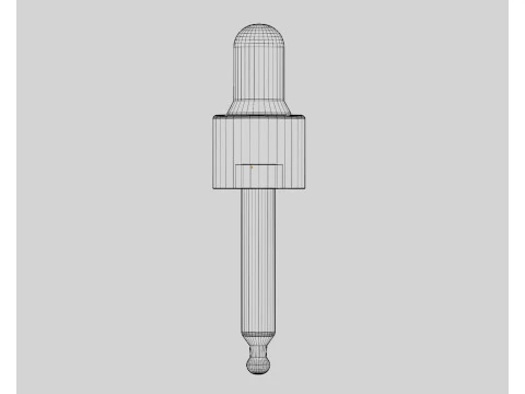 Conta-gotas de vidro Modelo 3D