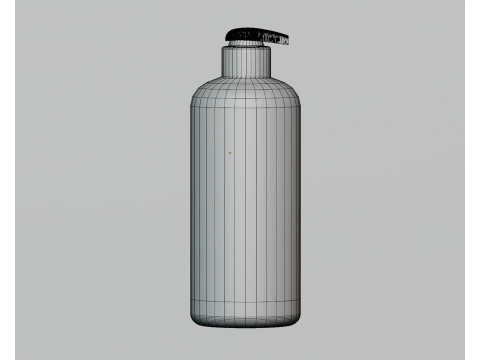 Butelka z pompką Model 3D