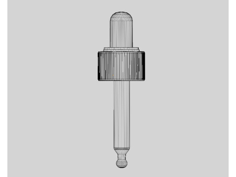 Glass Dropper 002 3D Model