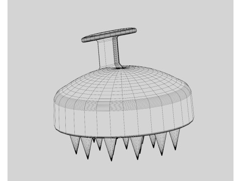 Hair brush 3D Model
