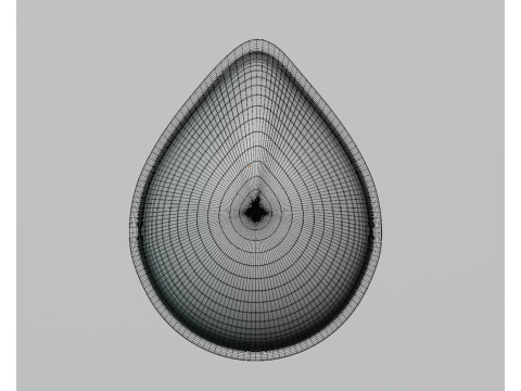 물방울 모양 3D 모델