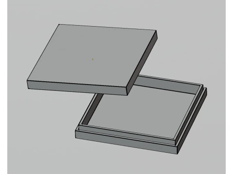 Pudełko na pakiet Model 3D