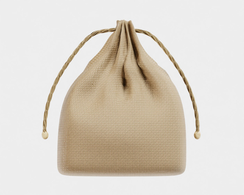 Джутовая сумка 3D Модель .c4d .max .obj .3ds .fbx .stl .blend 