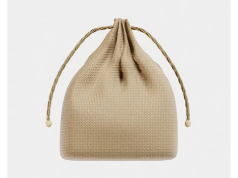 Jutebeutel 3D Modell