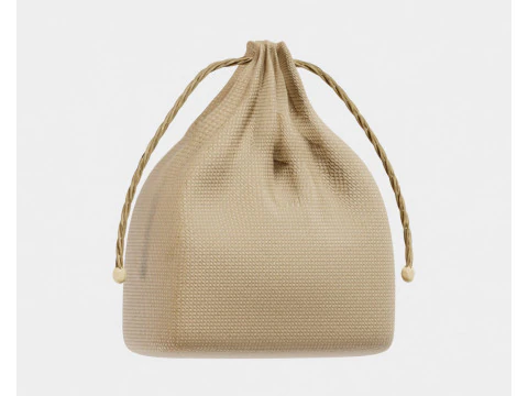 황마 가방 3D 모델