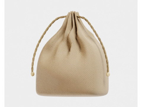 Джутовая сумка 3D Модель