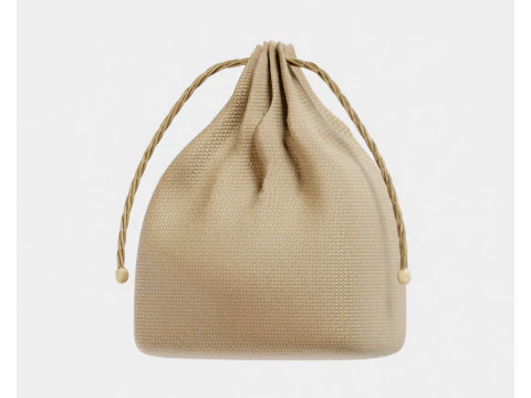 황마 가방 3D 모델