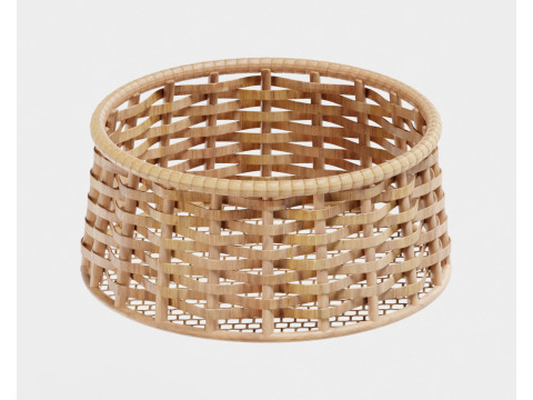 Weidenkorb 3D Modell