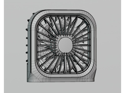 पंखा 3D मॉडल