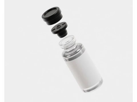 注射バイアル 3Dモデル