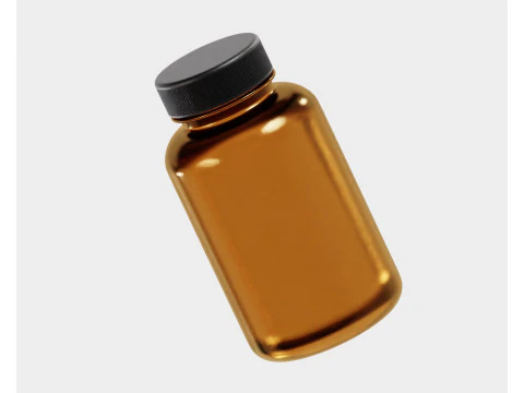 Bottiglia di medicina Modello 3D