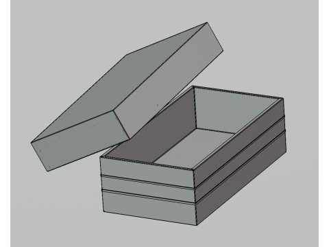 产品盒006 3D 模型