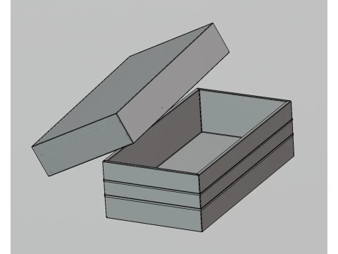 Коробка продукта 006 3D Модель