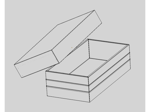 产品盒006 3D 模型