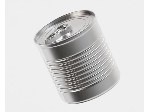 食品缶 3Dモデル