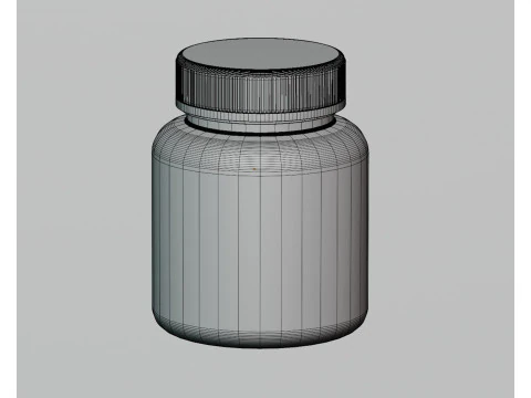 Medicine Bottle 3D Model