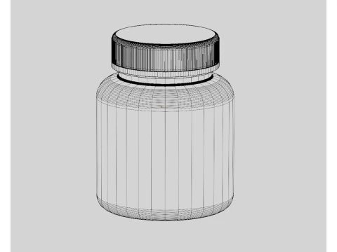 Medicine Bottle 3D Model