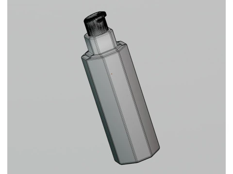 Butelka piankowa 02 Model 3D