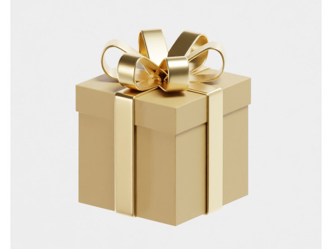 Caixa de presente Modelo 3D