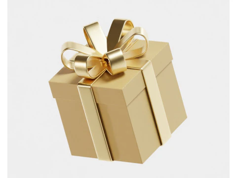 선물 상자 3D 모델