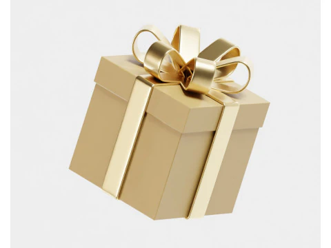 선물 상자 3D 모델