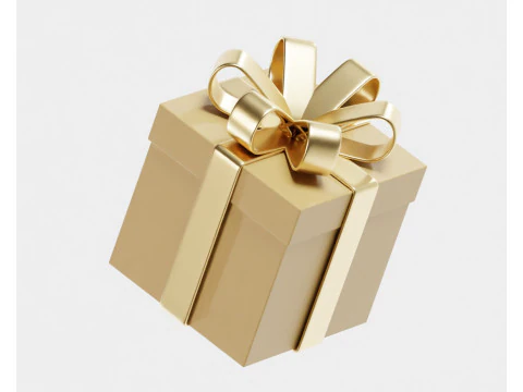 선물 상자 3D 모델