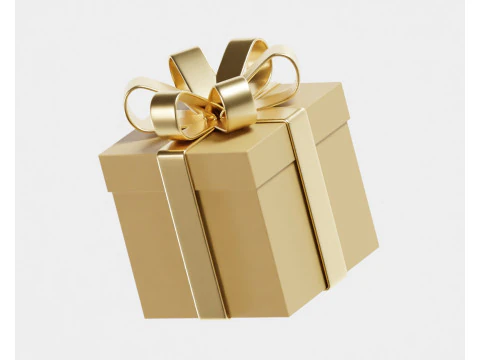 선물 상자 3D 모델