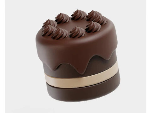 ケーキ 3Dモデル