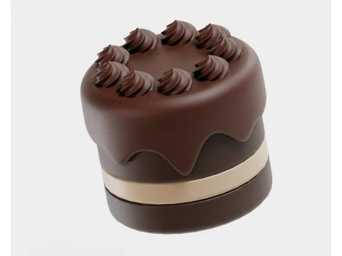 ケーキ 3Dモデル