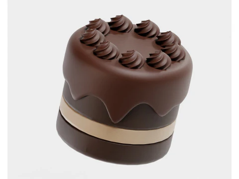 ケーキ 3Dモデル