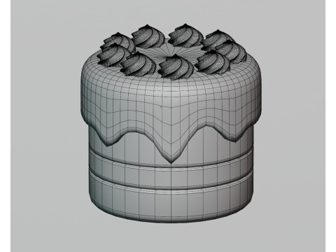 Торт 3D Модель