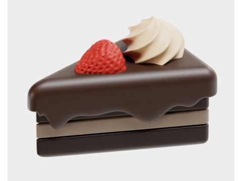 Tort Urodzinowy Model 3D