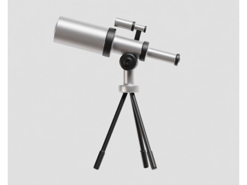 望远镜 3D 模型