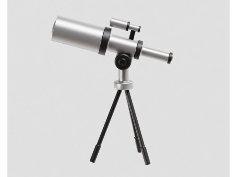 望远镜 3D 模型