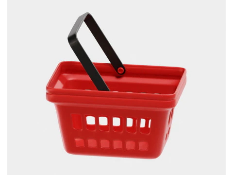 장바구니 3D 모델