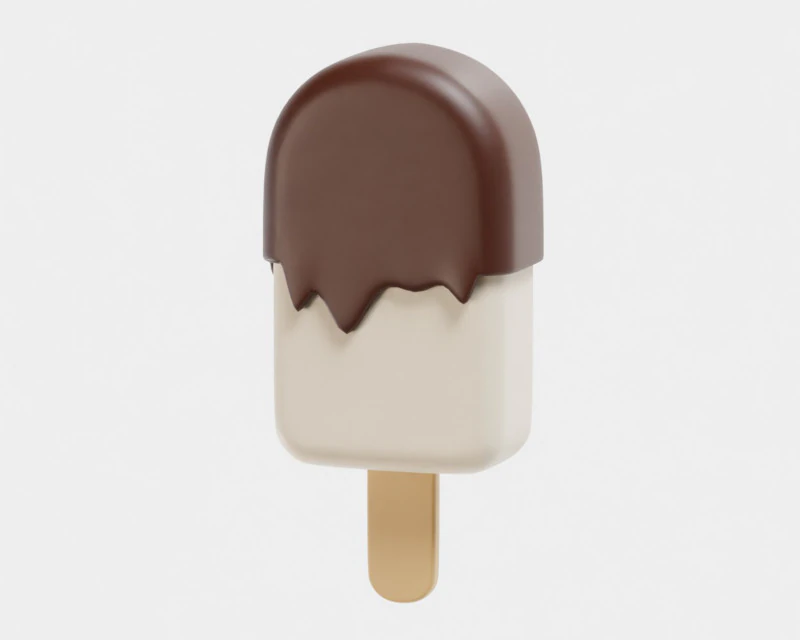 Sorvete Modelo 3D .c4d .max .obj .3ds .fbx .stl .blend