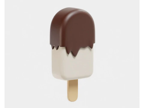 Sorvete Modelo 3D