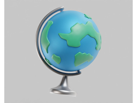 Globo Terrestre Modelo 3D