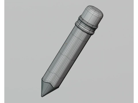 鉛筆 3Dモデル