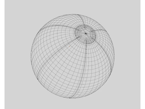 ビーチボール 3Dモデル