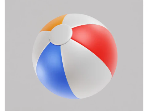 ビーチボール 3Dモデル