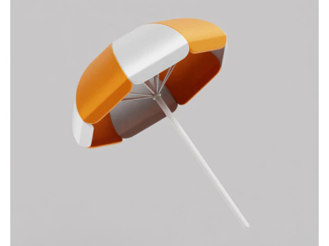 비치 파라솔 3D 모델
