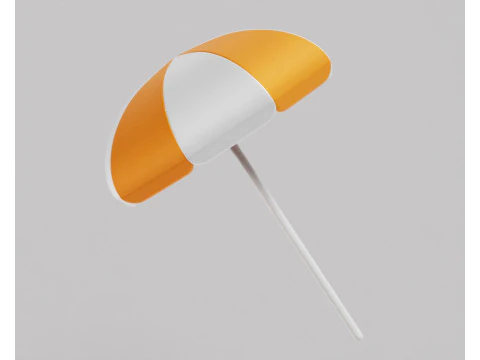 비치 파라솔 3D 모델