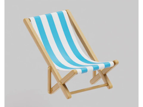 Sedia a sdraio Modello 3D