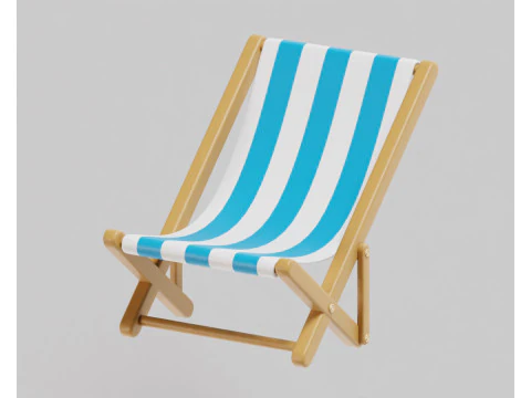 Sedia a sdraio Modello 3D