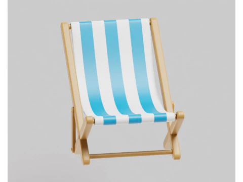 Sedia a sdraio Modello 3D