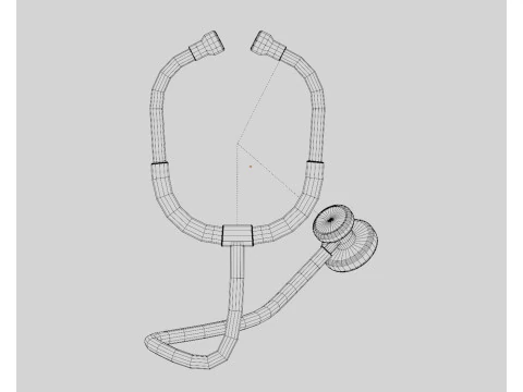 Стетоскоп 3D Модель